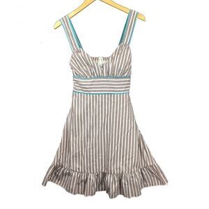 Speechless stripped ruffle dress
